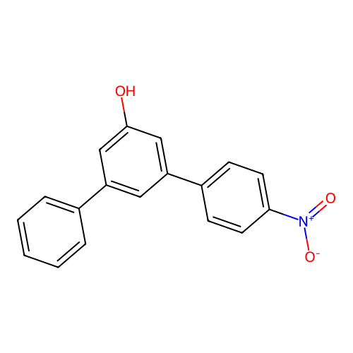 3-(4-Nitrophenyl)-5-phenylphenol structure