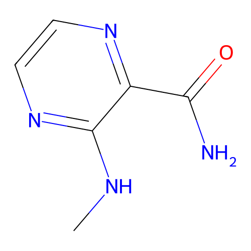 3-(Methylamino)pyrazine-2-carboxamide structure