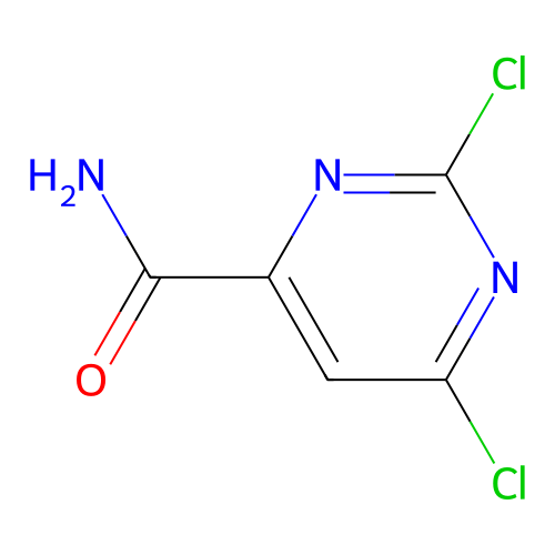 2,6-Dichloropyrimidine-4-carboxamide structure