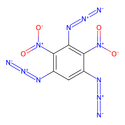 1,3,5-Triazido-2,4-dinitrobenzene structure