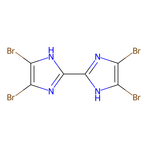 4,5-dibromo-2-(4,5-dibromo-1H-imidazol-2-yl)-1H-imidazole structure