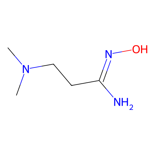 3-Dimethylamino-N-hydroxy-propionamidine structure