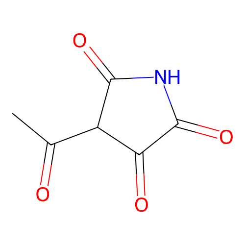 4-Acetylpyrrolidine-2,3,5-trione structure