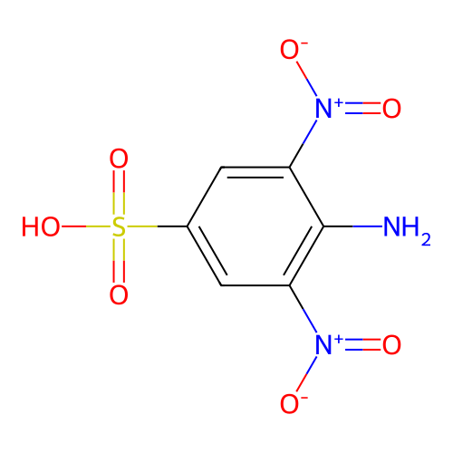 4-Amino-3,5-dinitrobenzenesulfonic acid structure