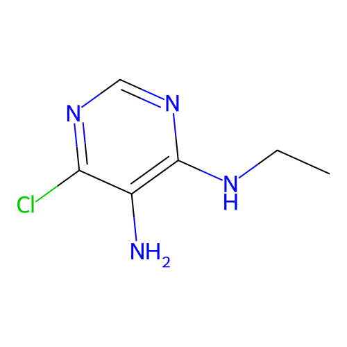 6-chloro-4-N-ethylpyrimidine-4,5-diamine structure