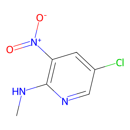 5-chloro-N-methyl-3-nitropyridin-2-amine structure