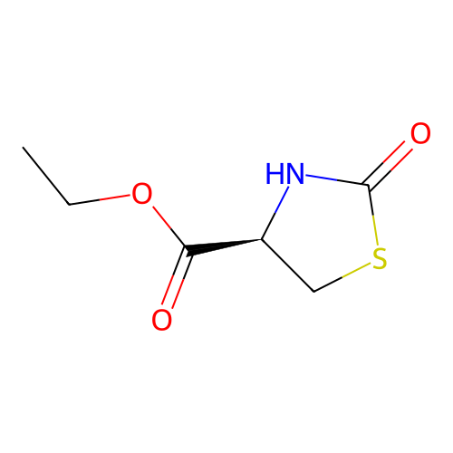 ethyl (4R)-2-oxo-1,3-thiazolidine-4-carboxylate structure