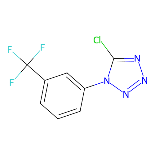 5-Chloro-1-[3-(trifluoromethyl)phenyl]tetrazole structure