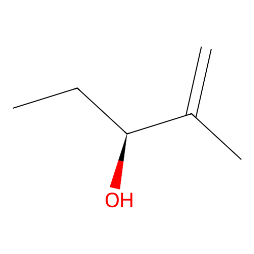 (3S)-2-Methyl-1-penten-3-ol structure