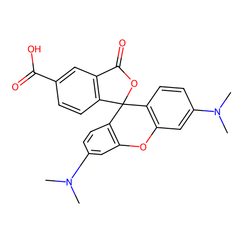5-carboxytetramethylrhodamine structure