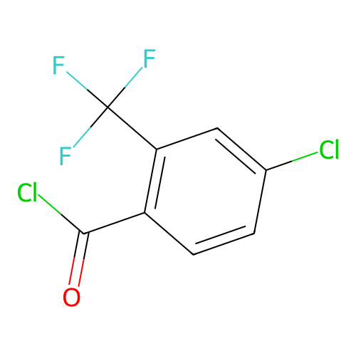 4-Chloro-2-(trifluoromethyl)benzoyl chloride structure