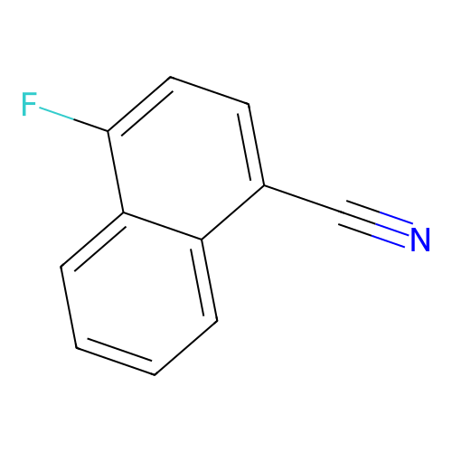 1-Cyano-4-fluoronaphthalene structure
