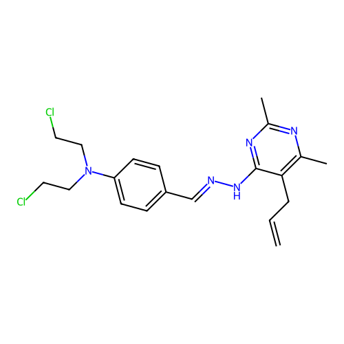 C20H25Cl2N5 structure