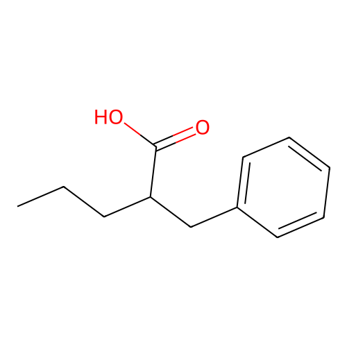 2-Benzylpentanoic acid structure