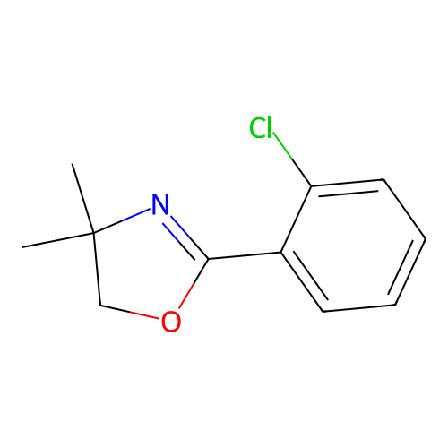 2-(2-Chlorophenyl)-4,5-dihydro-4,4-dimethyloxazole structure