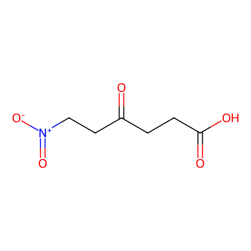 6-Nitro-4-oxohexanoic acid structure