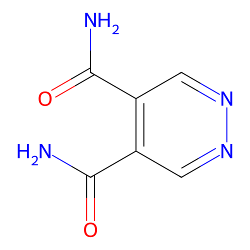 Pyridazine-4,5-dicarboxamide structure