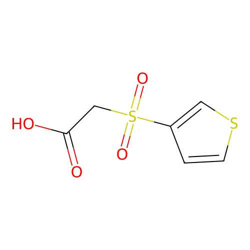 (Thien-3-ylsulfonyl)acetic acid structure