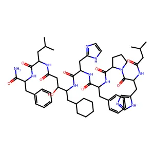 Iva-His-Pro-Phe-His-ACHPA-Leu-PheNH2 structure