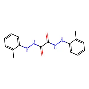 草酸双(2-甲基-2-苯基酰肼) structure