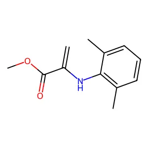Methyl 2-(2,6-dimethylanilino)prop-2-enoate structure