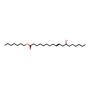 Heptyl 12-hydroxyoctadec-9-enoate structure
