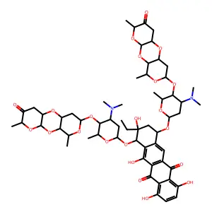 1-Hydroxyserirubicin structure