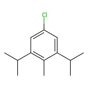 1-Chloro-3,5-diisopropyl-4-methylbenzene structure