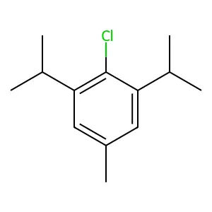 1-Chloro-2,6-diisopropyl-4-methylbenzene structure