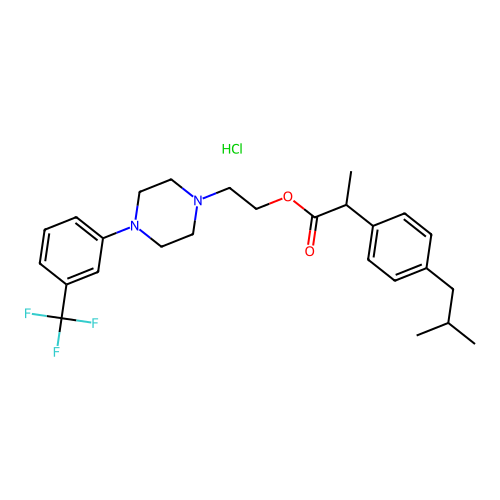 Frabuprofen hydrochloride structure