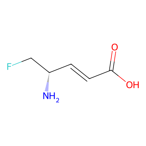 4-Amino-5-fluoropent-2-enoic acid structure