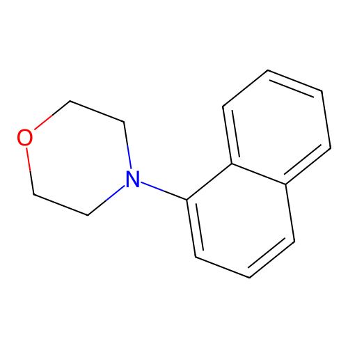 4-Naphthalen-1-yl-morpholine structure