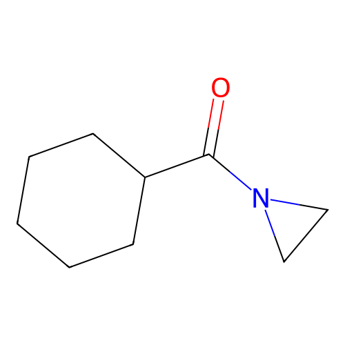 Aziridin-1-yl(cyclohexyl)methanone structure