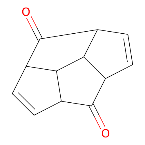 2A,3A,5A,6A,6B,6C-Hexahydrodicyclopenta[CD,GH]pentalene-3,6-dione structure