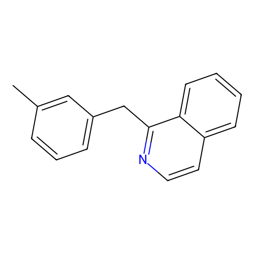 1-[(3-Methylphenyl)methyl]isoquinoline structure