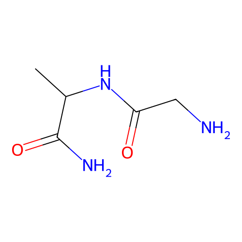 2-(2-氨基乙酰氨基)丙酰胺 structure