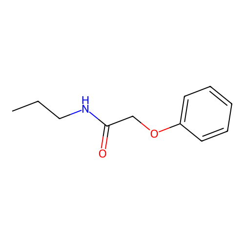 2-phenoxy-N-propylacetamide structure