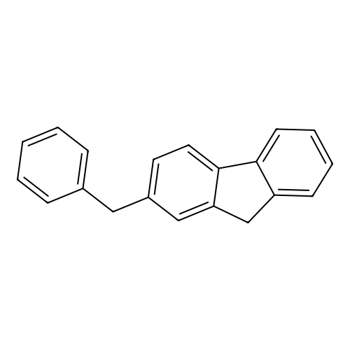 9H-Fluorene, 2-(phenylmethyl)- structure
