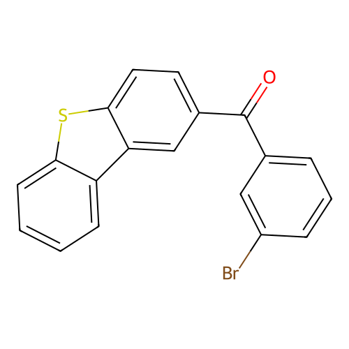 Methanone, (3-bromophenyl)-2-dibenzothienyl- structure