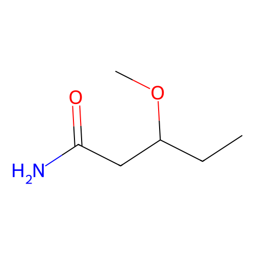3-Methoxypentanamide structure