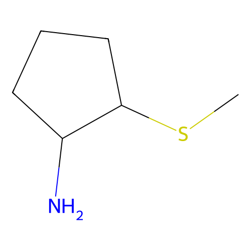 2-(Methylthio)cyclopentanamine structure