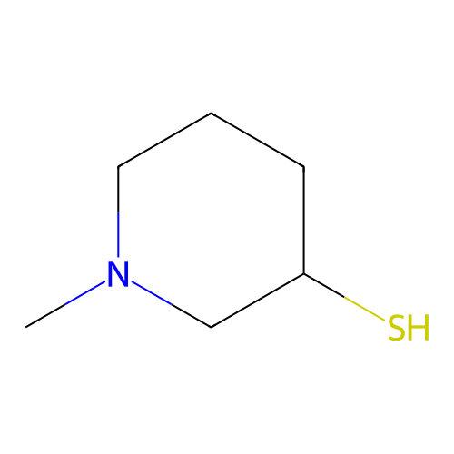 3-Piperidinethiol, 1-methyl- structure