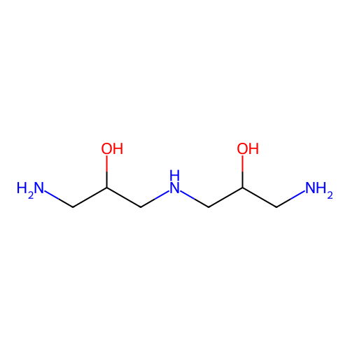 3,3'-Azanediylbis(1-aminopropan-2-ol) structure