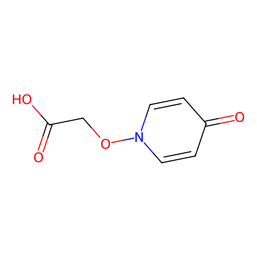 [(4-oxo-1(4H)-pyridinyl)oxy]acetic acid structure