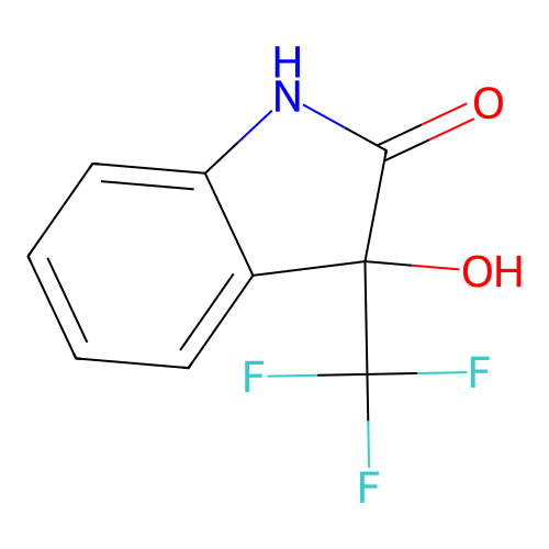 3-Hydroxy-3-(trifluoromethyl)indolin-2-one structure