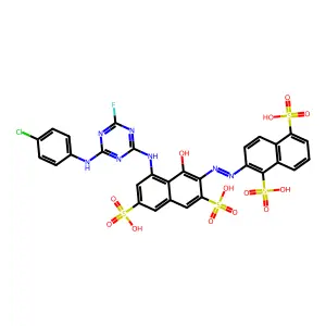 Cibacron Red RB structure