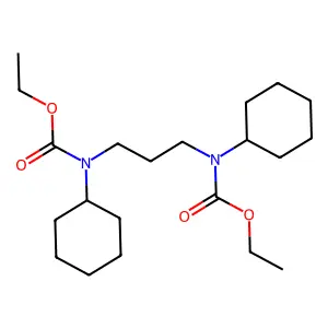 Carbamic acid, 1,3-propanediylbis(cyclohexyl-, diethyl ester structure
