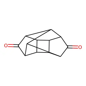 1,5,2,4-Ethanediylidenecyclopenta(cd)pentalene-3,6(1H,4H)-dione, hexahydro- structure