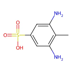 Benzenesulfonic acid, 3,5-diamino-4-methyl- structure