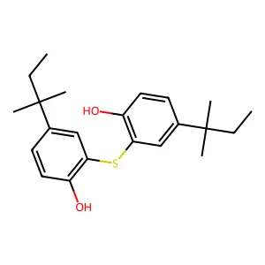 2,2'-Thiobis(4-tert-pentylphenol) structure